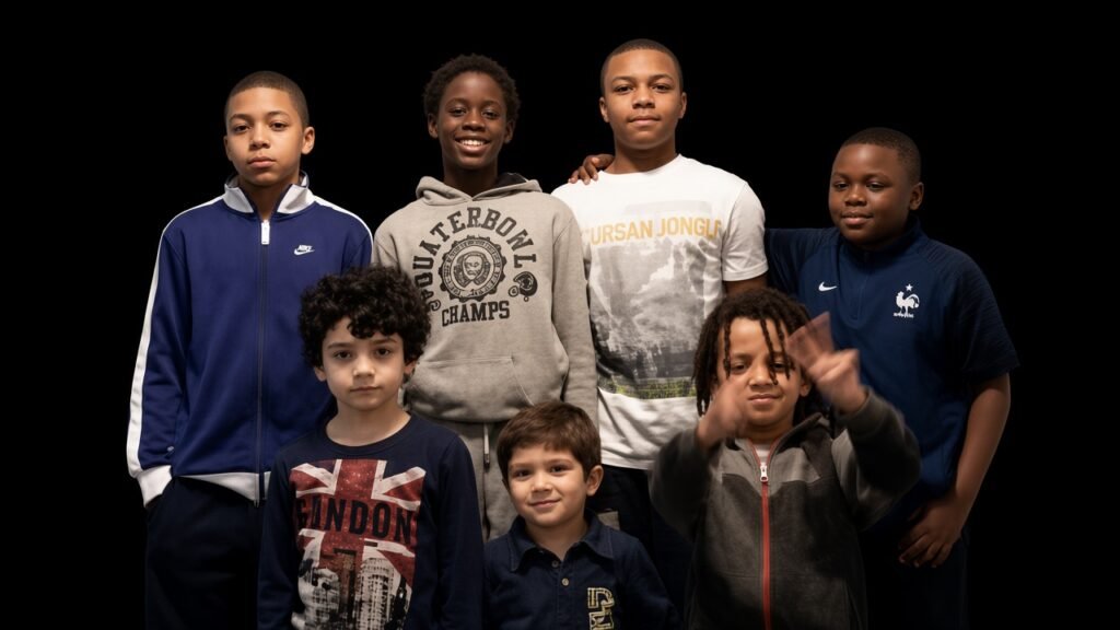 Kylian Mbappé childhood and family background