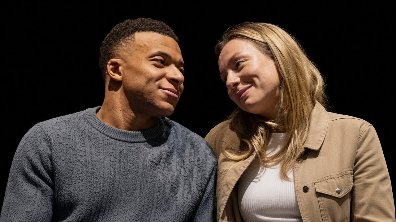 Kylian Mbappé and Ester Expósito together